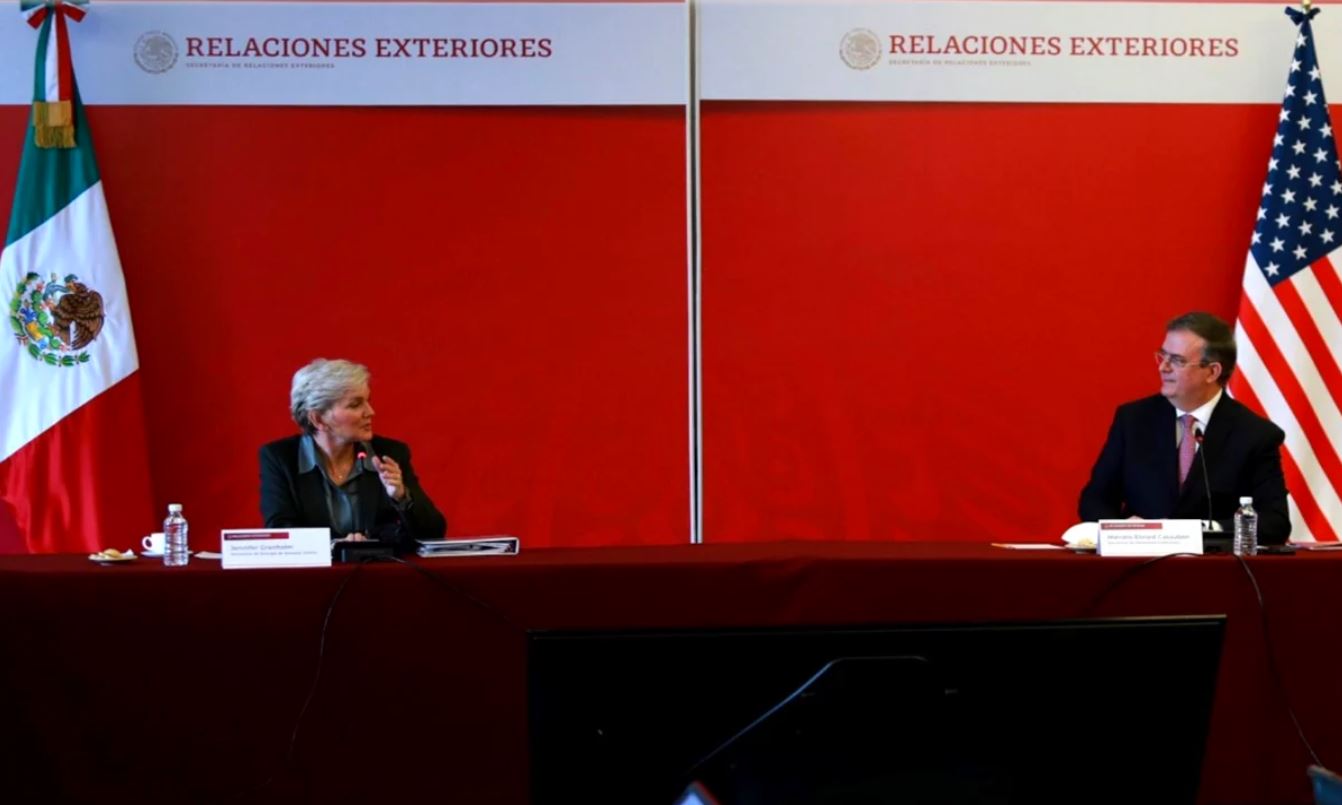 Ebrard se reúne con la secretaria de Energía de EU, Jennifer Granholm