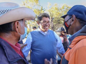 Inaugura Saúl Monreal obras en las comunidades de Mesa de Tecolotillo y Montemariana