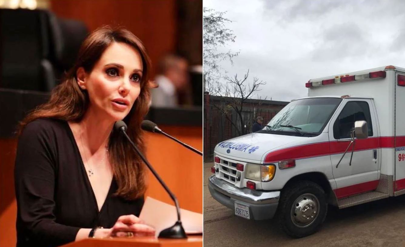 Critican a Lilly Téllez por donar ambulancia vieja a Sonora; la llaman «lady chatarra»