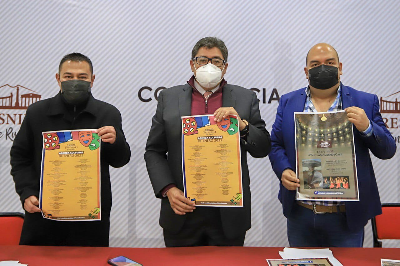 Saúl Monreal da a conocer agenda cultural de enero