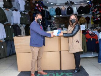 Gobierno del Estado recibe donativo de más de 42 mil cubrebocas