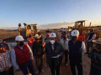 Arrancan trabajos de ampliación y modernización de carretera en El Machucado, Pinos