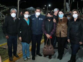 Inaugura Saúl Monreal obra de la vialidad lateral de la salida a Jerez