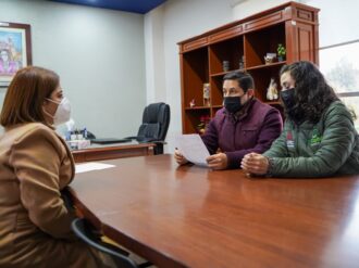 Jorge Miranda y Maribel Herrera supervisan labores en DIF Municipal