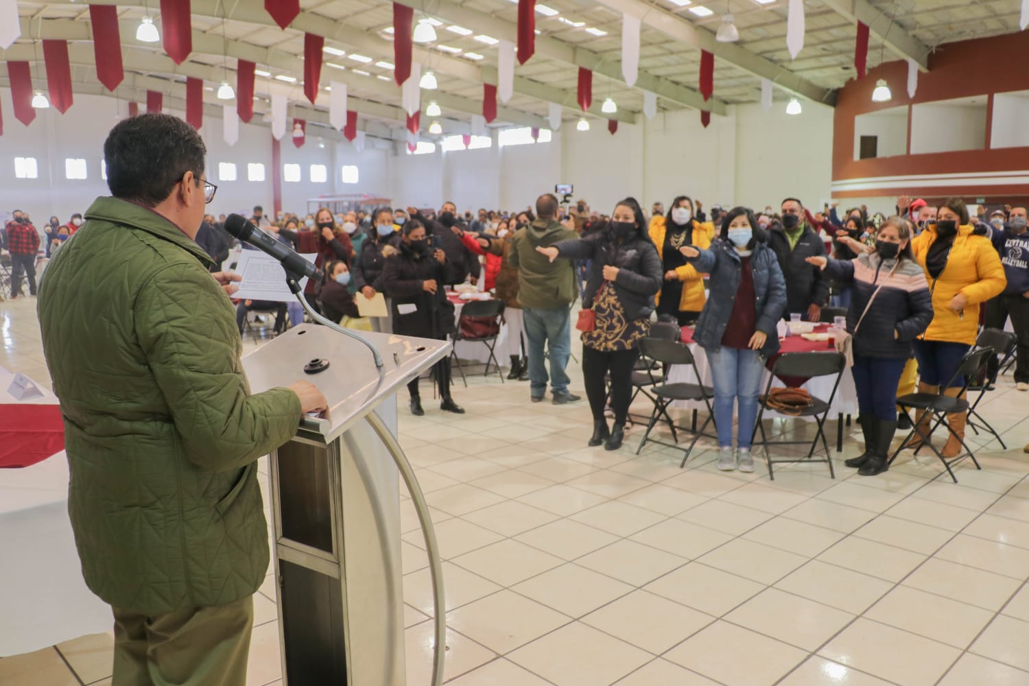 Toman protesta a integrantes de Comités de Participación Social