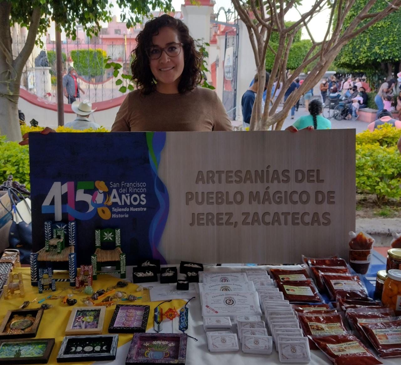 Productos jerezanos presentes en feria guanajuatense