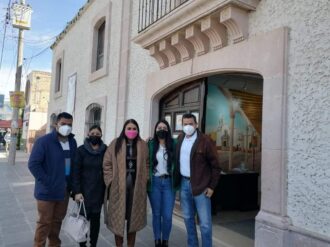 Norma Castorena da seguimiento a donación de terreno en Loreto