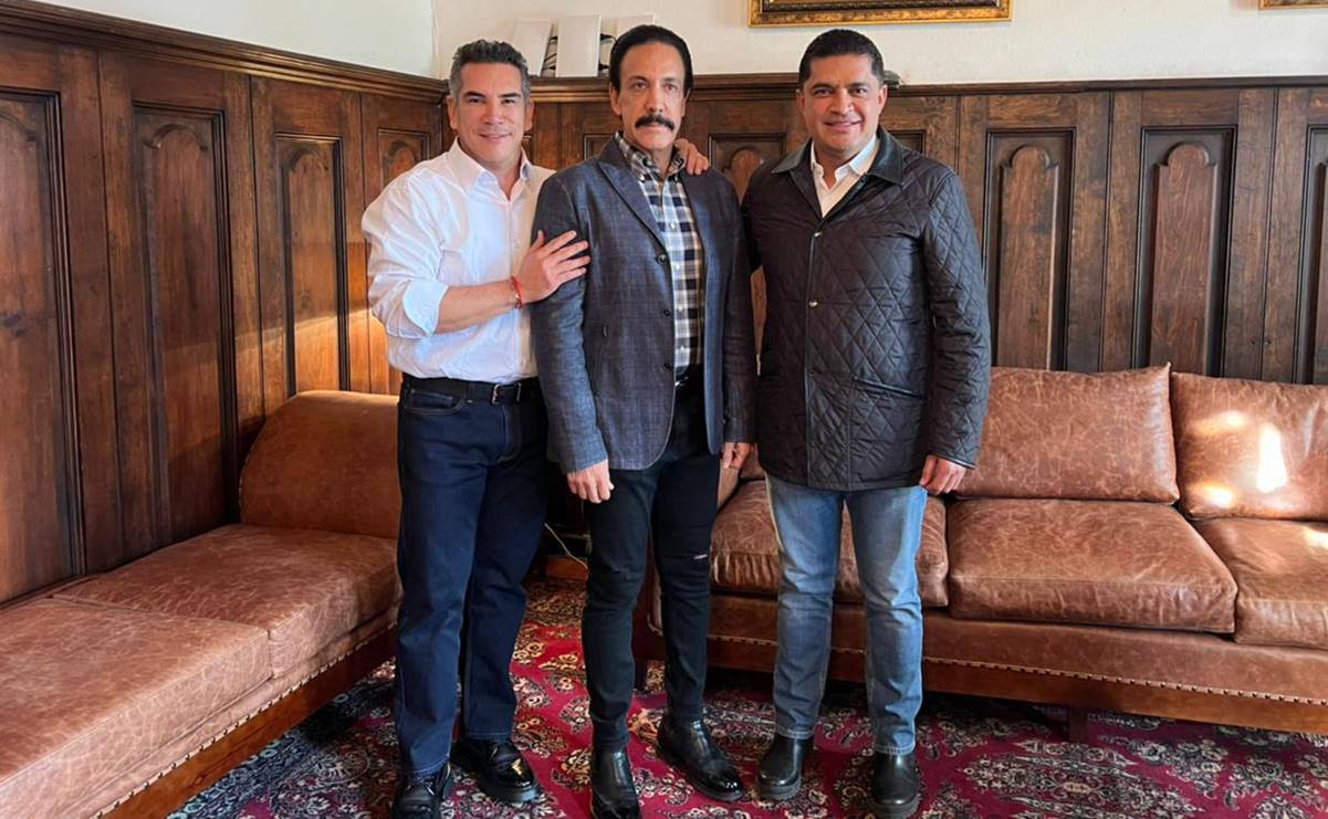 Omar Fayad y Alejandro Moreno reaparecen juntos tras pleito por candidatura a Hidalgo