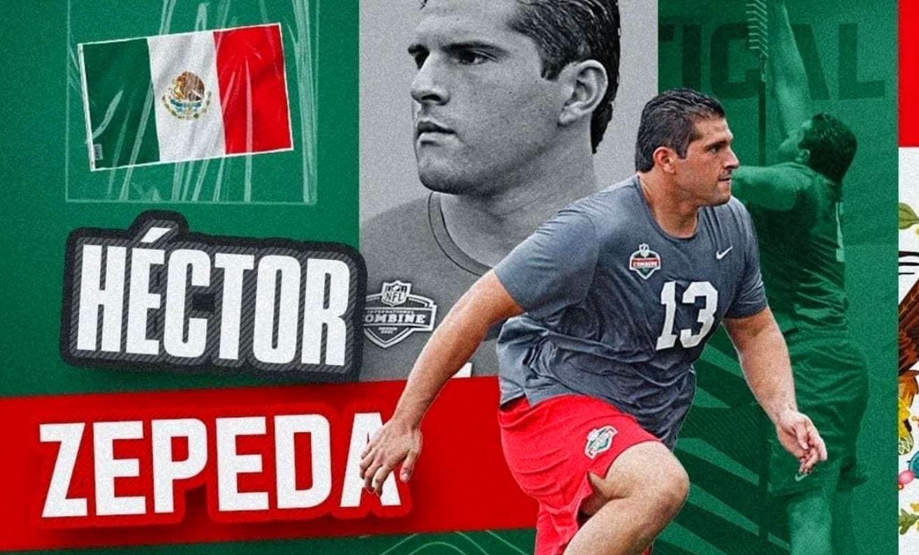 Héctor Zepeda, el mexicano elegido que peleará por un puesto en un equipo de la NFL