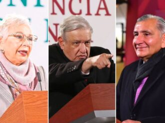 De Sánchez Cordero a Adán Augusto López: Otra vez las mañaneras sin AMLO y con cubrebocas