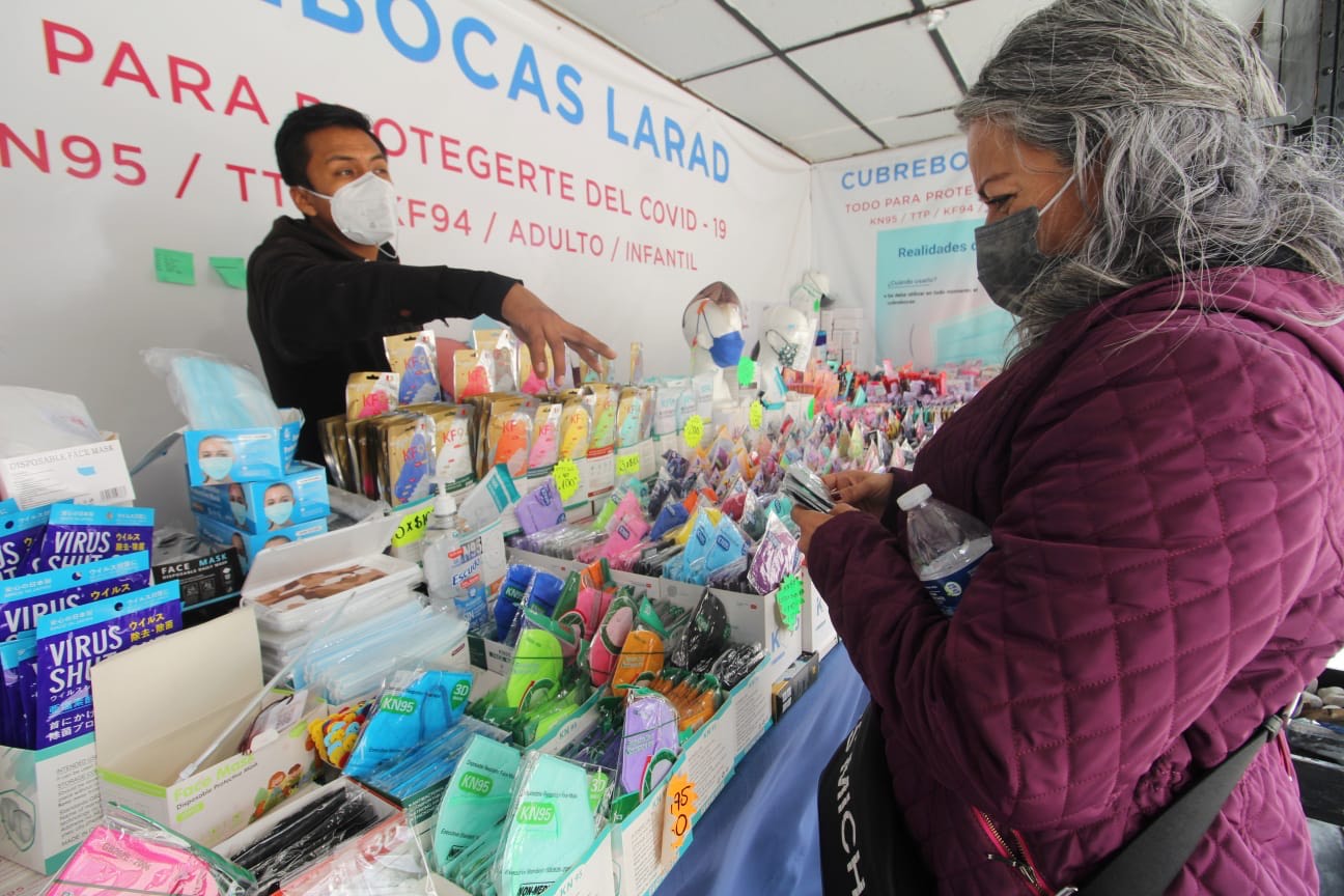 Aumenta la demanda de cubrebocas