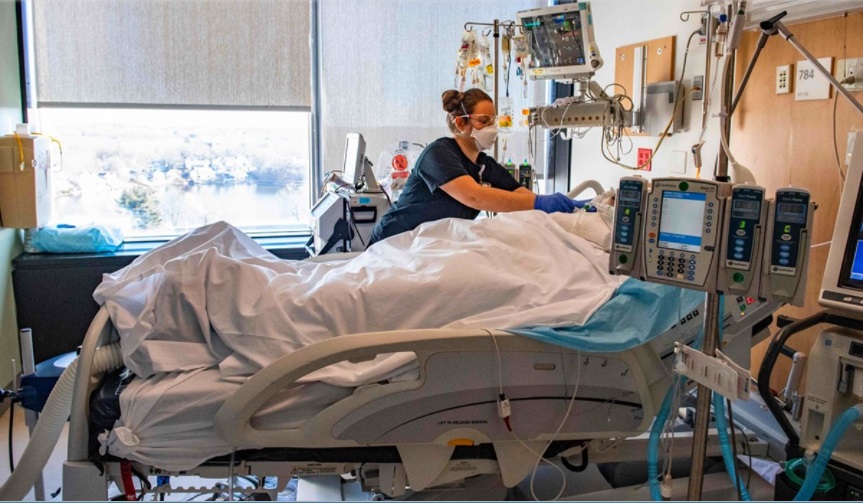 EU bate récord de hospitalizaciones por Covid-19