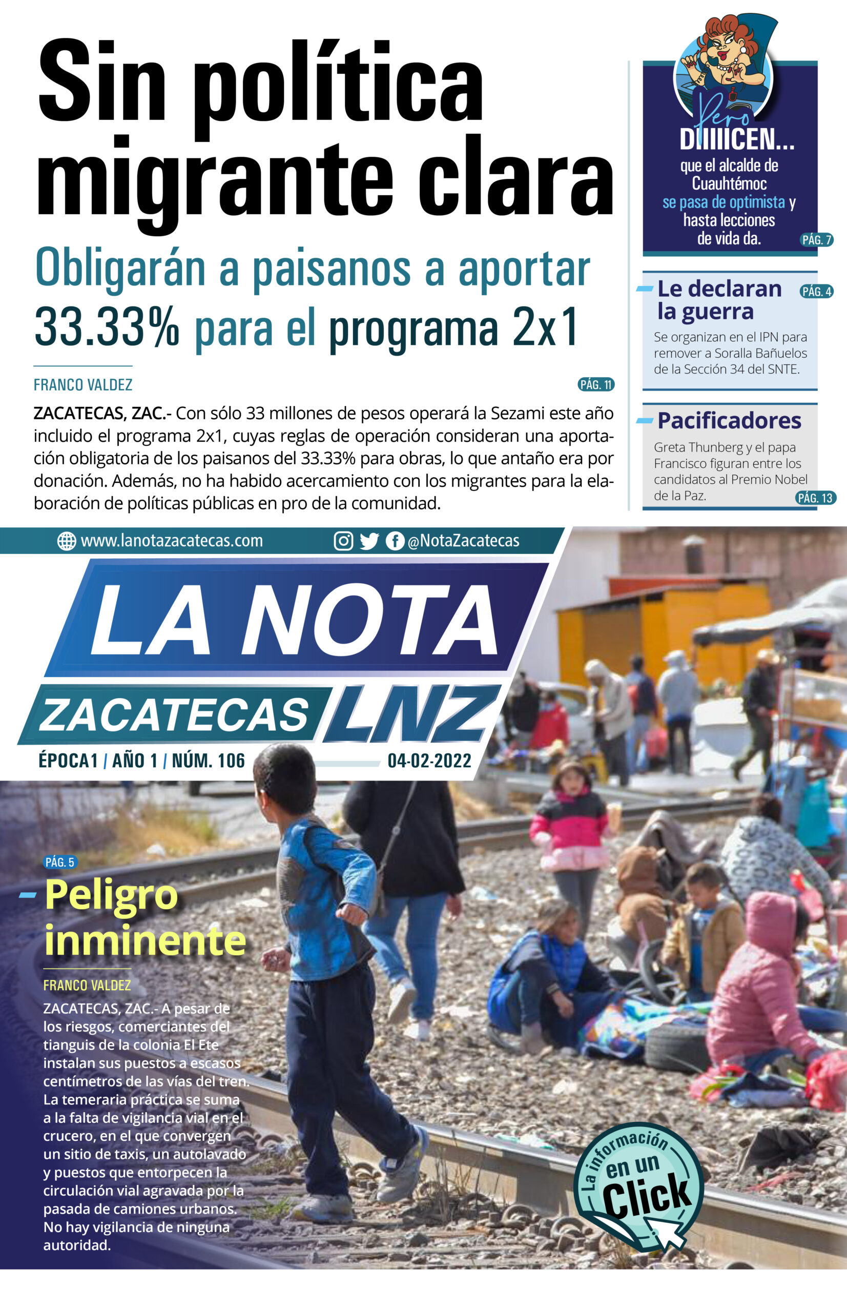 La Nota Zacatecas 4/02/22
