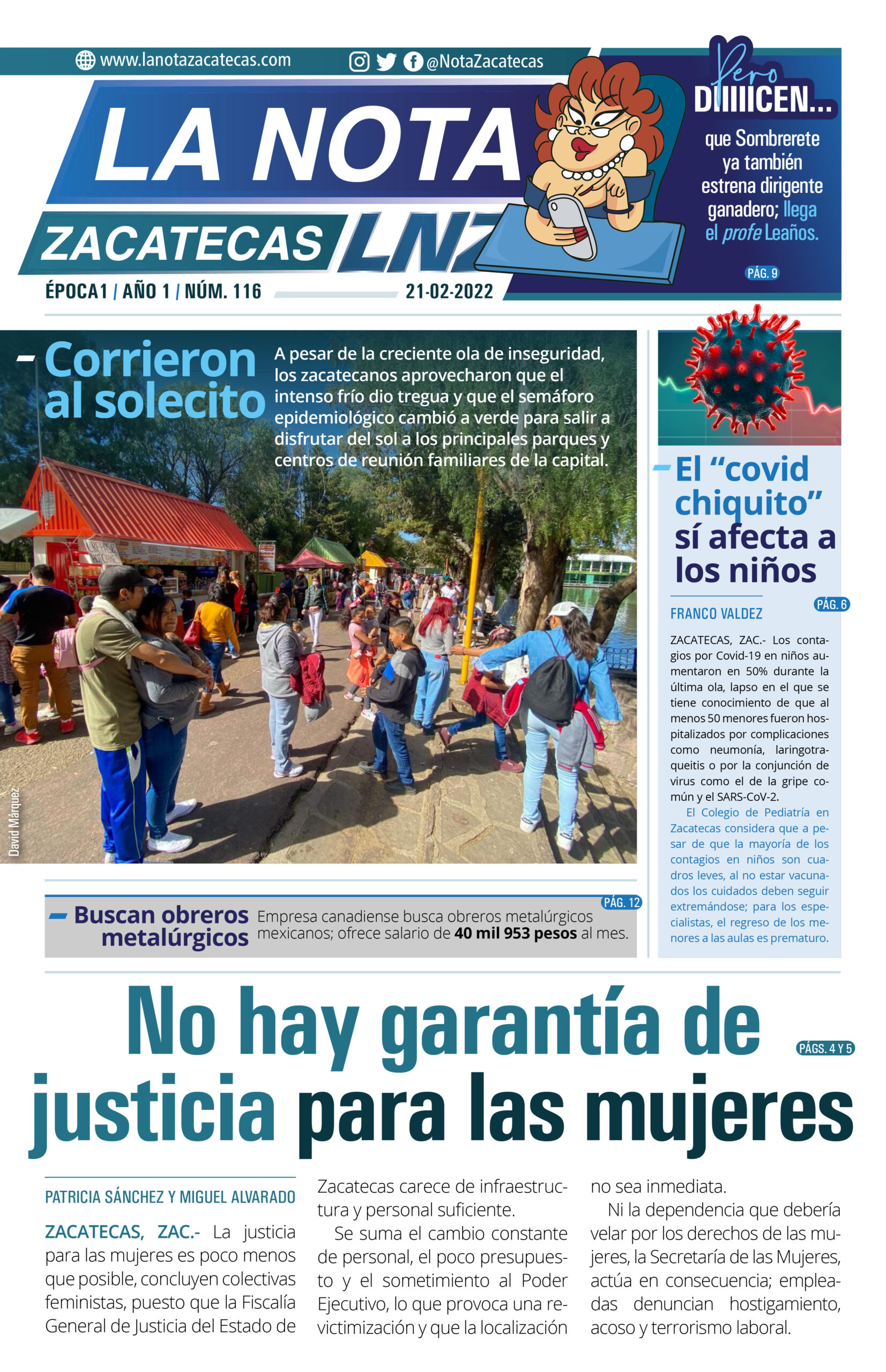 La Nota Zacatecas 21/02/22