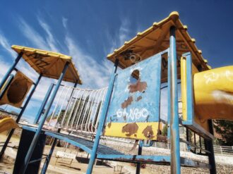 En el abandono, parques recreativos de Guadalupe