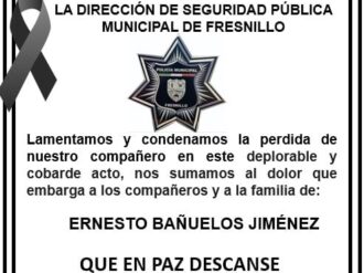 Van 13 policías asesinados en Zacatecas