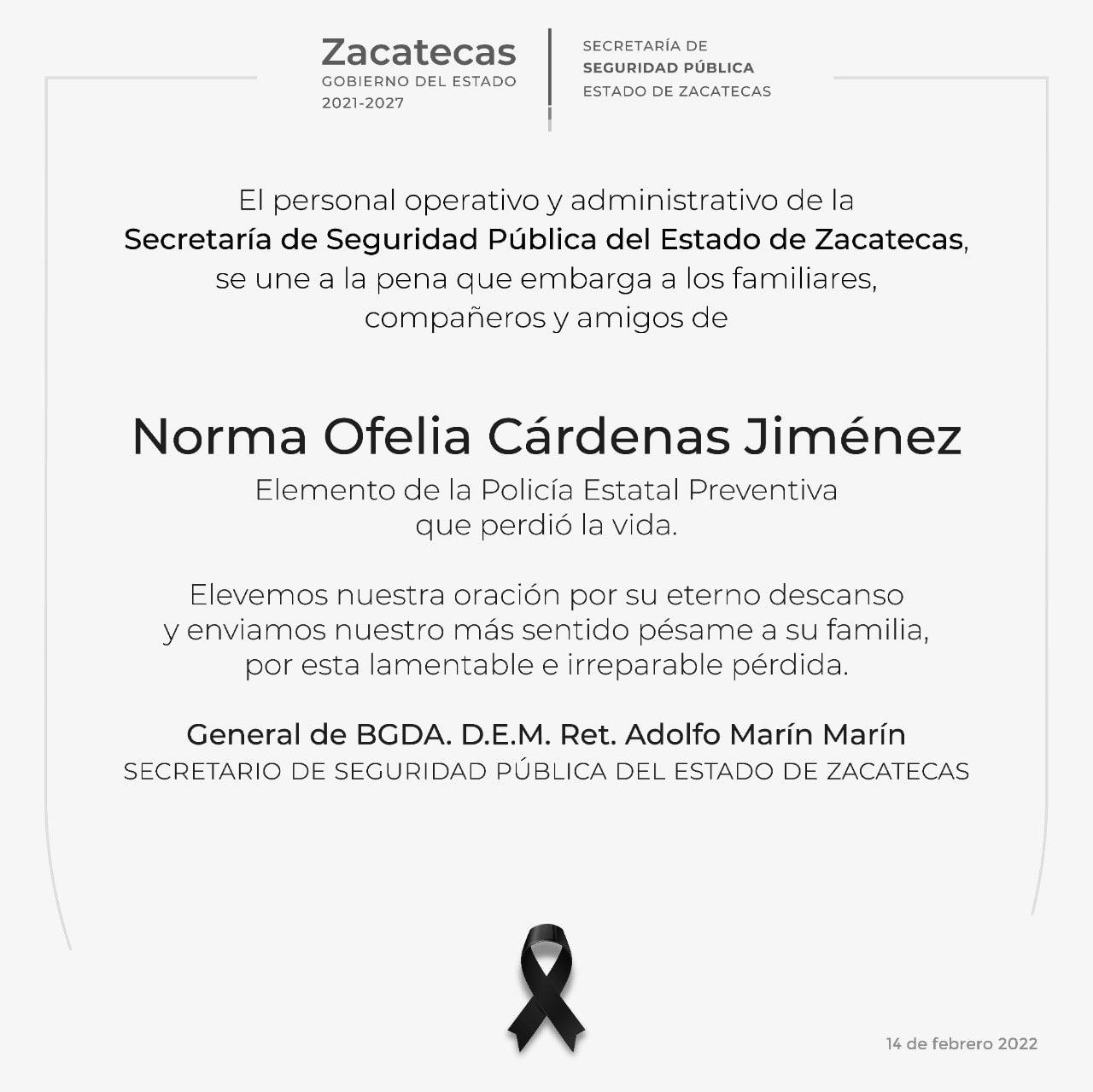 Asesinan a otra policía; ya van 14 en lo que va del año