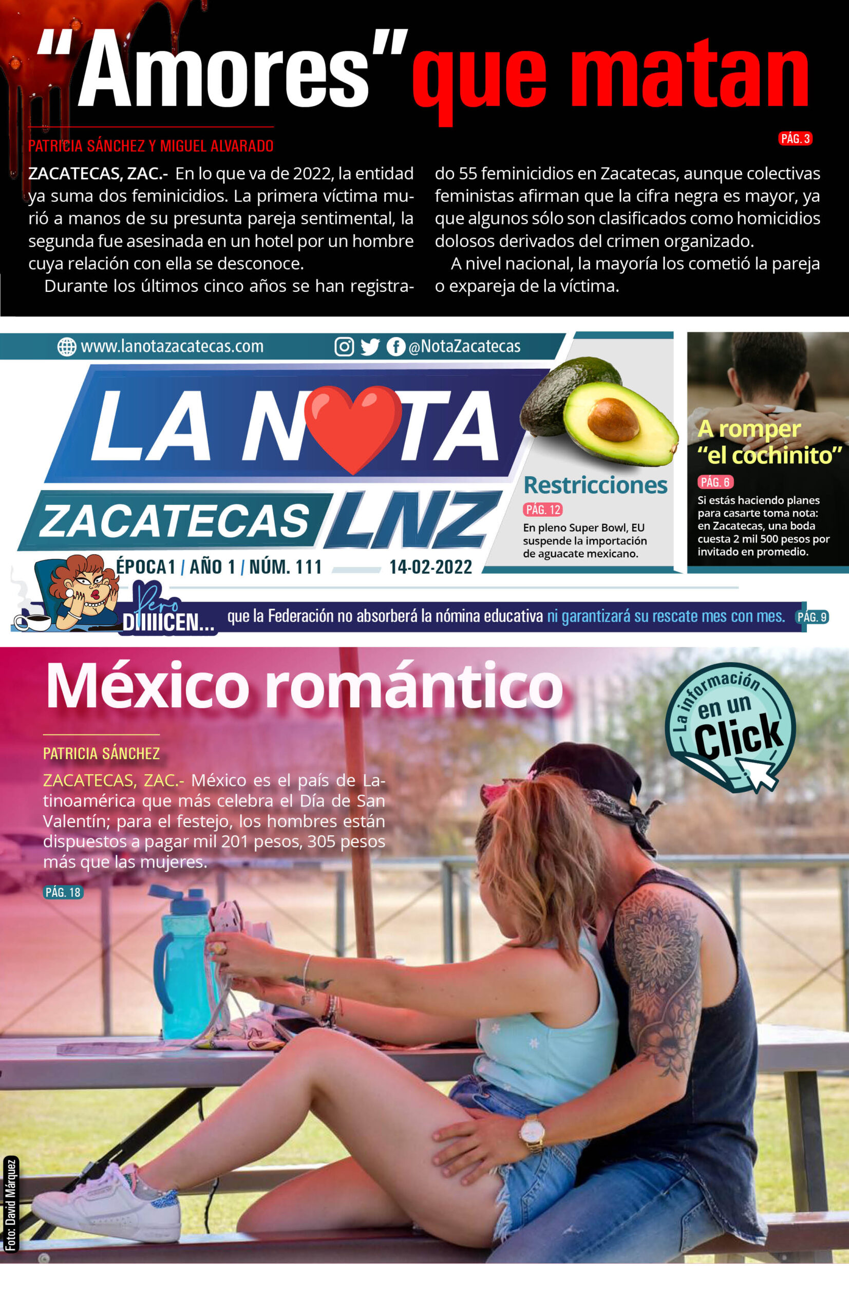 La Nota Zacatecas 14/02/22