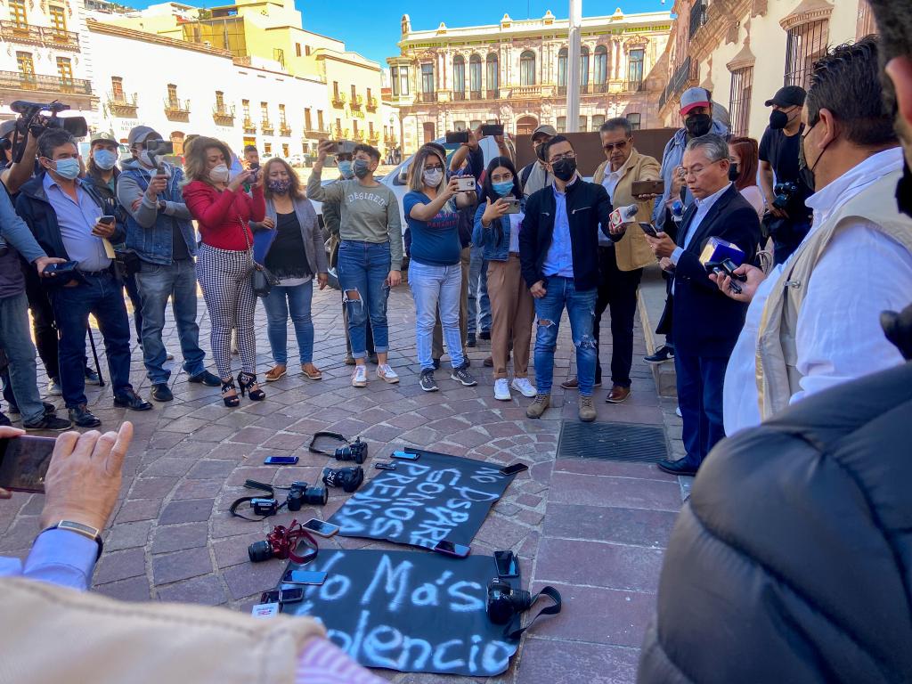 Exigen seguridad para el gremio periodístico en Zacatecas