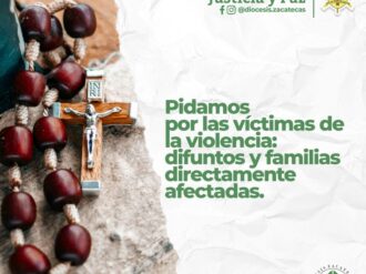 Se une la Iglesia Católica a petición de paz y justicia