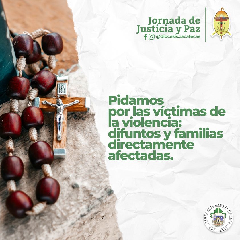 Se une la Iglesia Católica a petición de paz y justicia