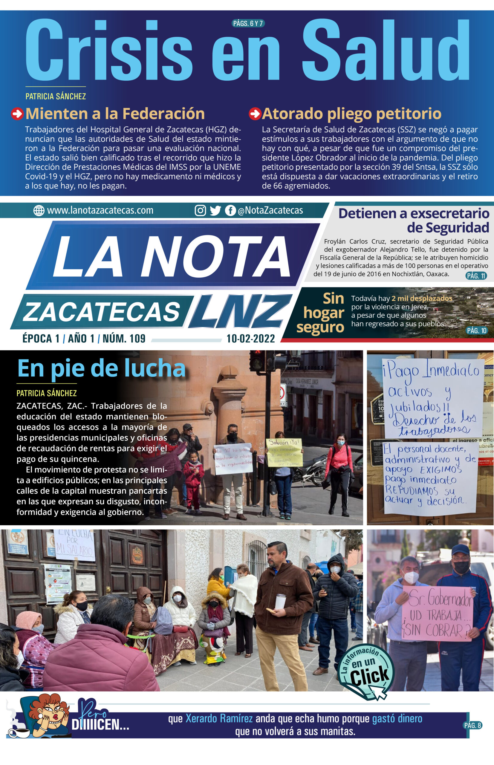 La Nota Zacatecas 10/2/22