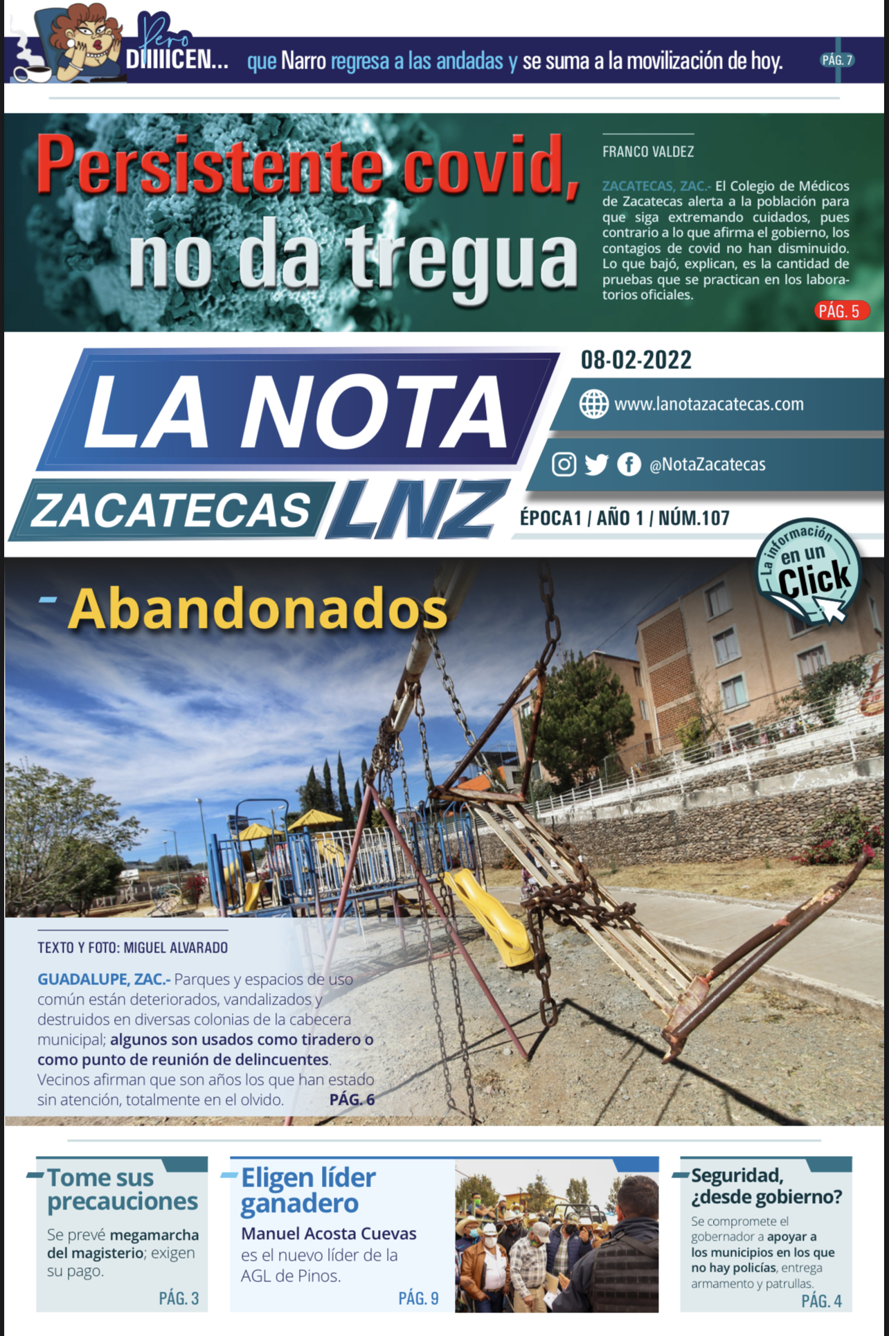 La Nota Zacatecas 8/02/22