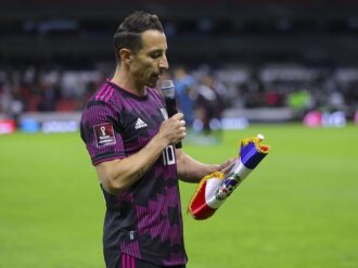 Andrés Guardado, a cuatro juegos de Claudio Suárez en la Selección Mexicana