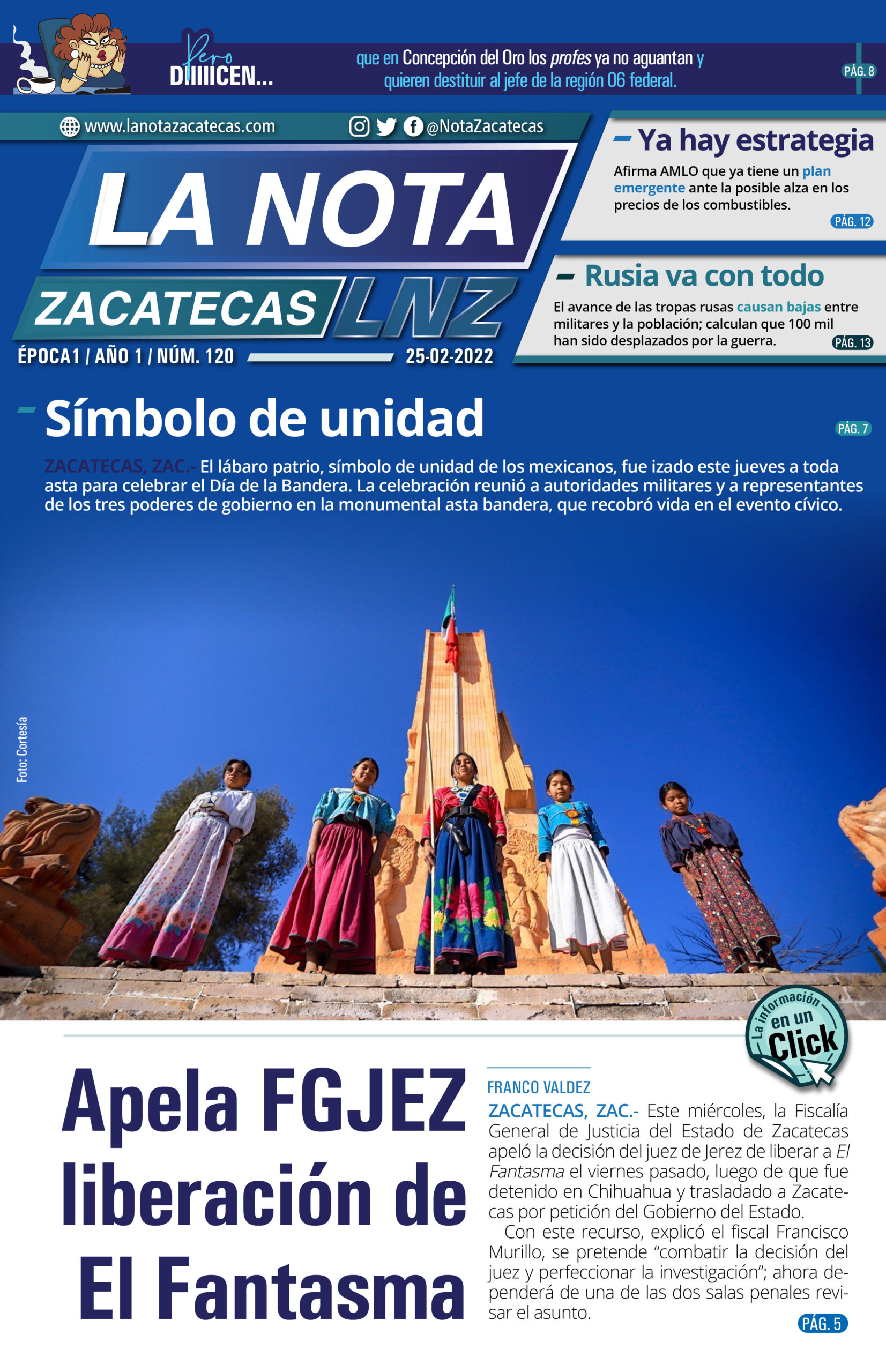 La Nota Zacatecas 25/02/22