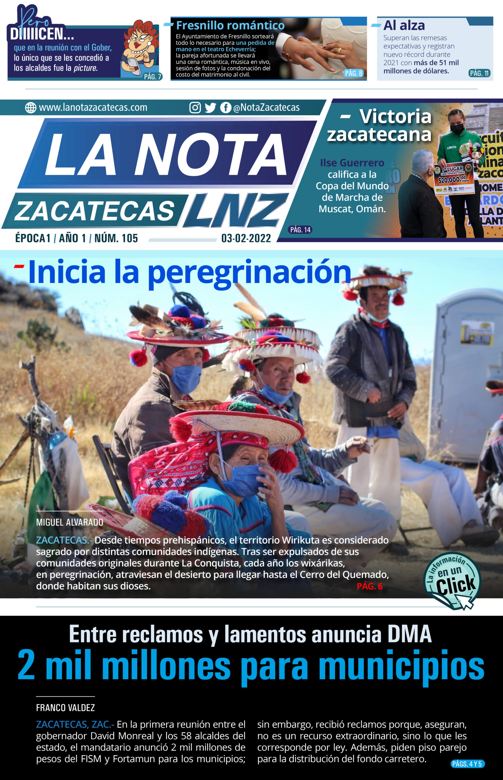 La Nota Zacatecas 3/02/22