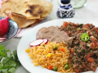 Carne molida a la mexicana
