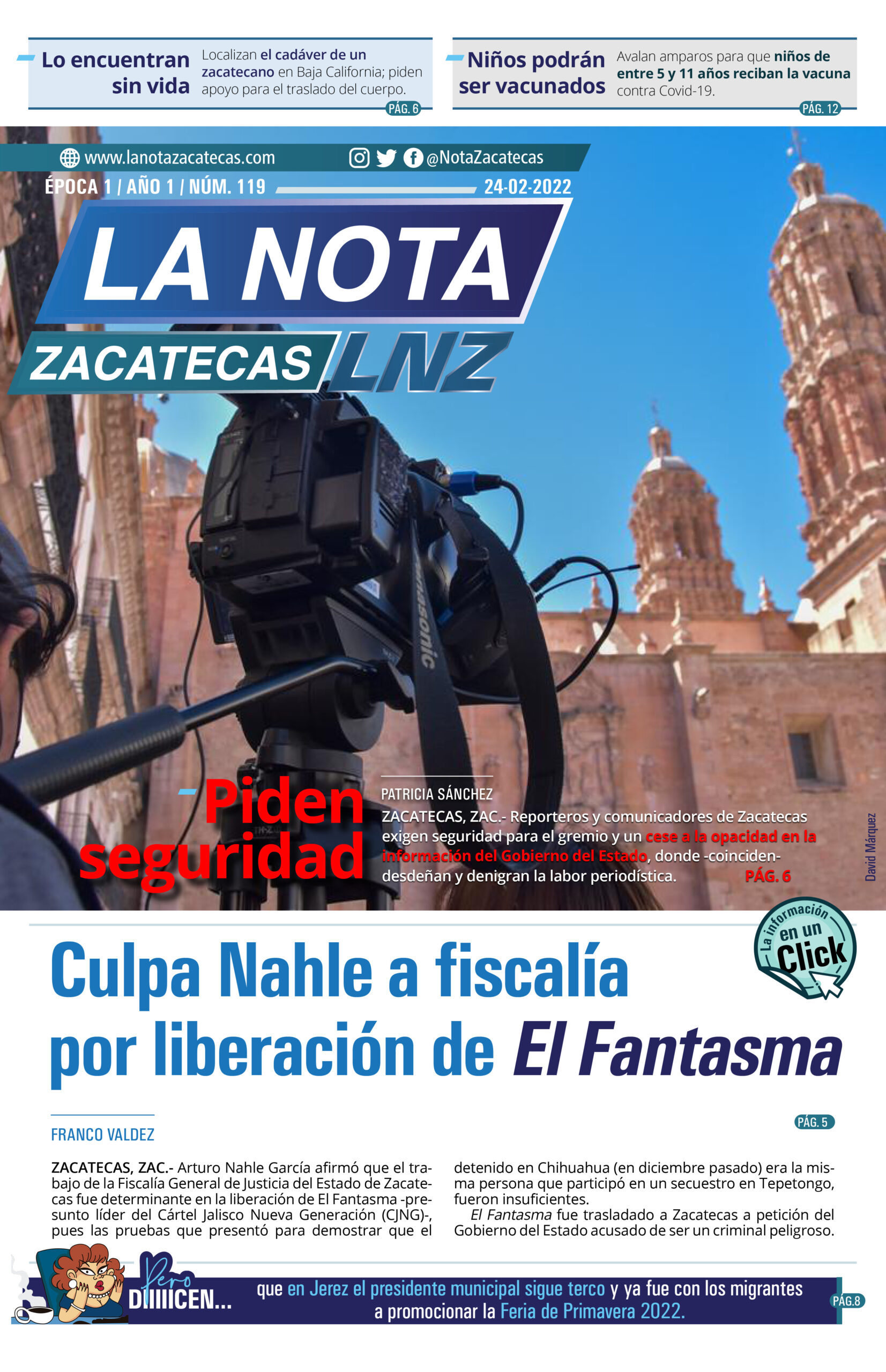 La Nota Zacatecas 24/02/22