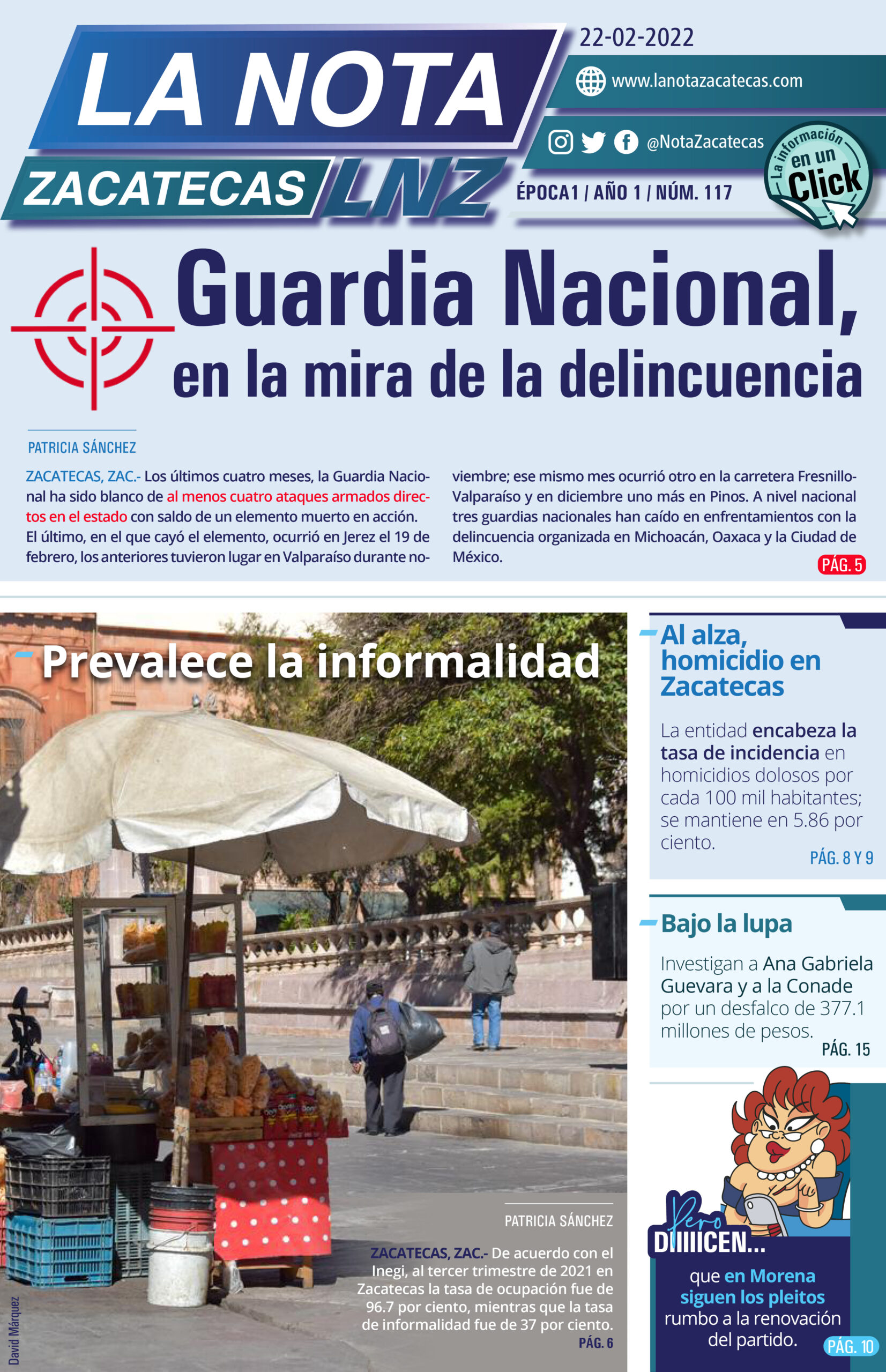 La Nota Zacatecas 22/02/22