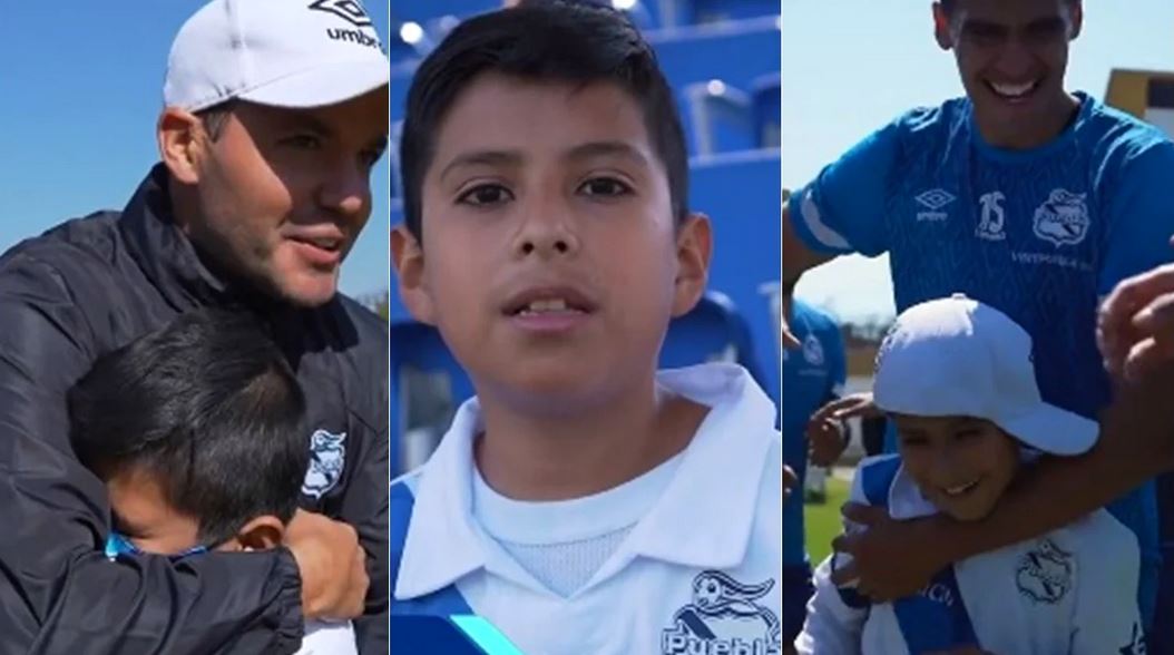 El Puebla convive con niño que lloró en el juego ante Atlas; Larcamón lo hace llorar de nuevo