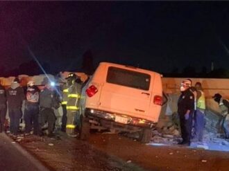 Colapsa puente en la México-Pachuca, a la altura de Tecámac