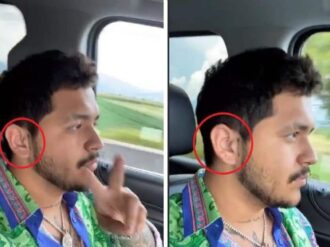 Aseguran que Christian Nodal ya se tapó los tatuajes de Belinda