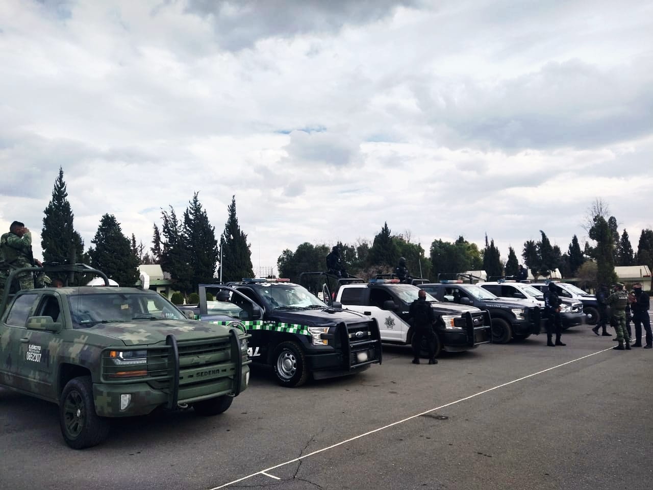 Detienen Policía Estatal, Metropol y Personal Militar a cinco personas en Fresnillo