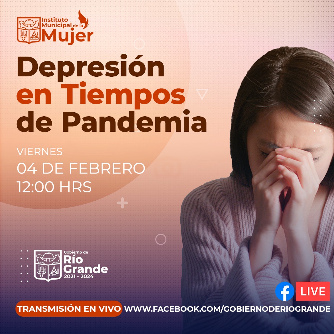 “Depresión en Tiempos de Pandemia”, pláticas para apoyar a mujeres con ansiedad y depresión