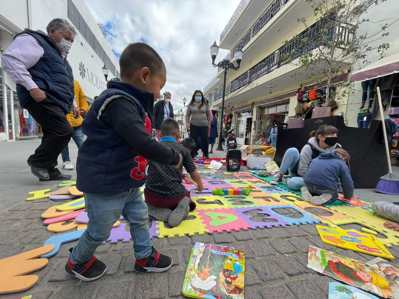 Toman bibliotecarios el centro de Fresnillo