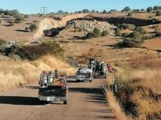 Brindan fuerzas del orden, protección y acompañamiento a pobladores de las comunidades de la sierra de Jerez