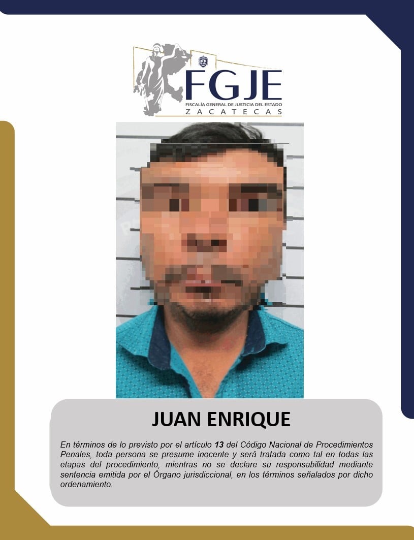 Juan Enrique pasará 50 años en prisión por doble feminicidio