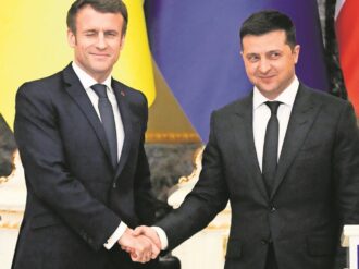 Macron: hubo avances diplomáticos; Rusia lo niega