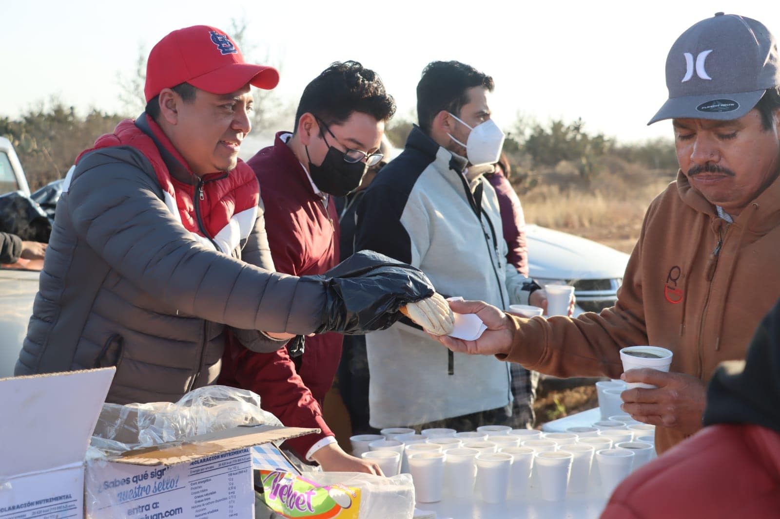 Se solidarizan con peregrinos