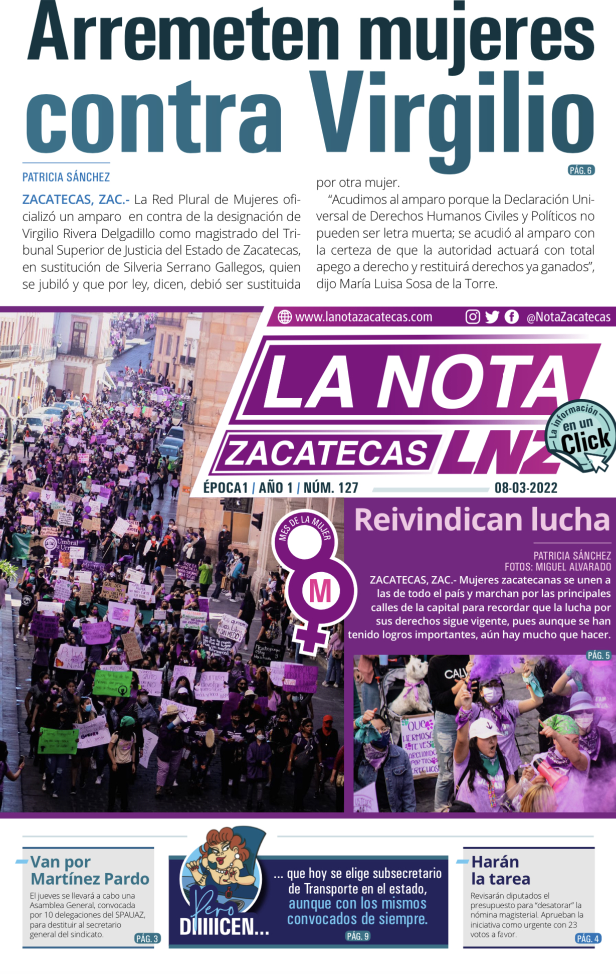 La Nota Zacatecas 9/03/22