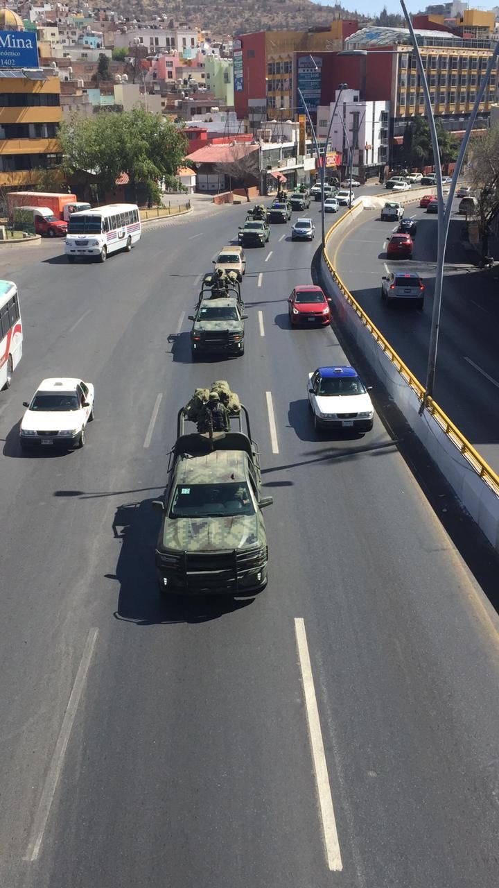 Llegan refuerzos de las fuerzas mexicanas a Zacatecas