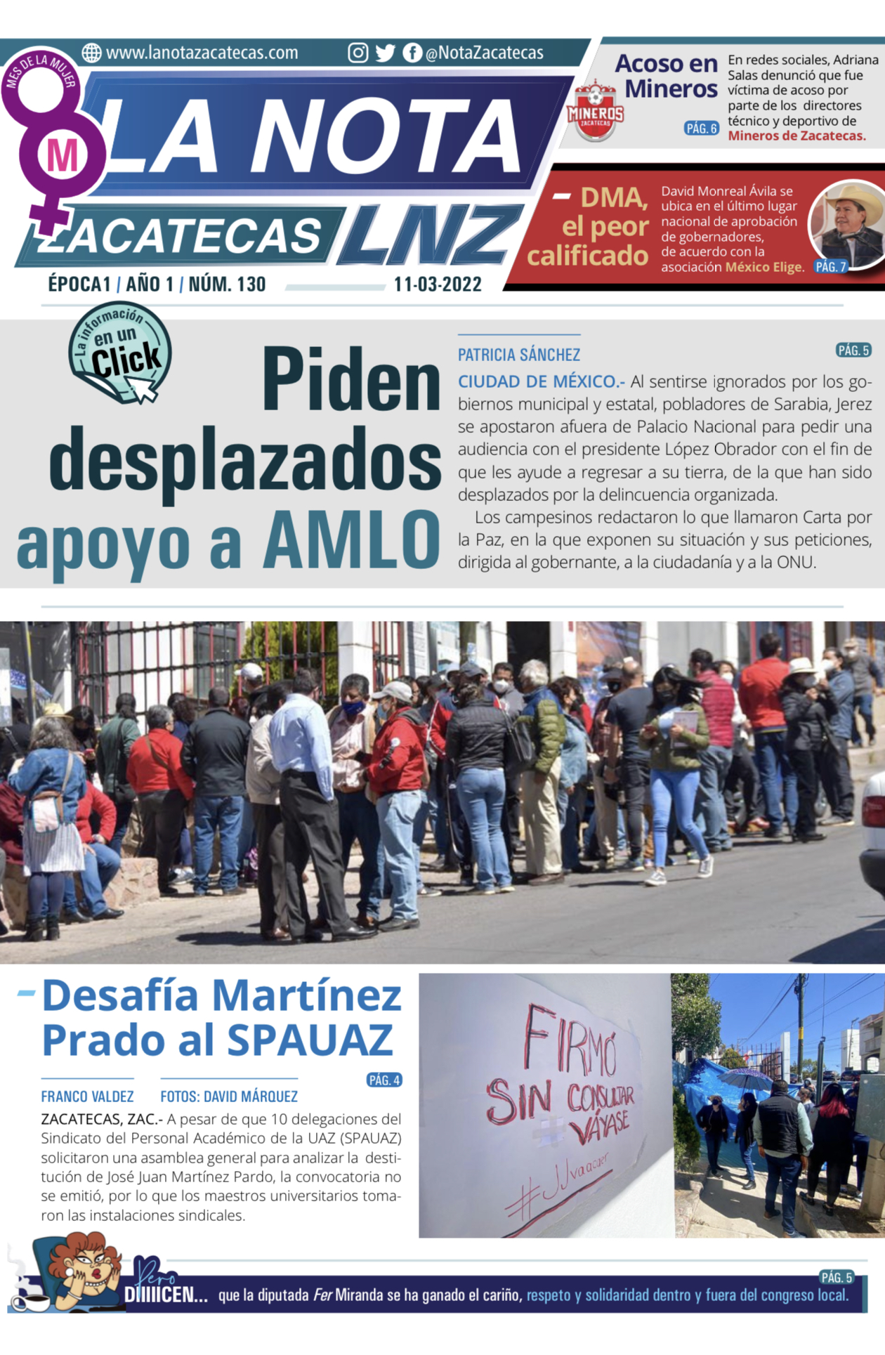 La Nota Zacatecas 11/03/22