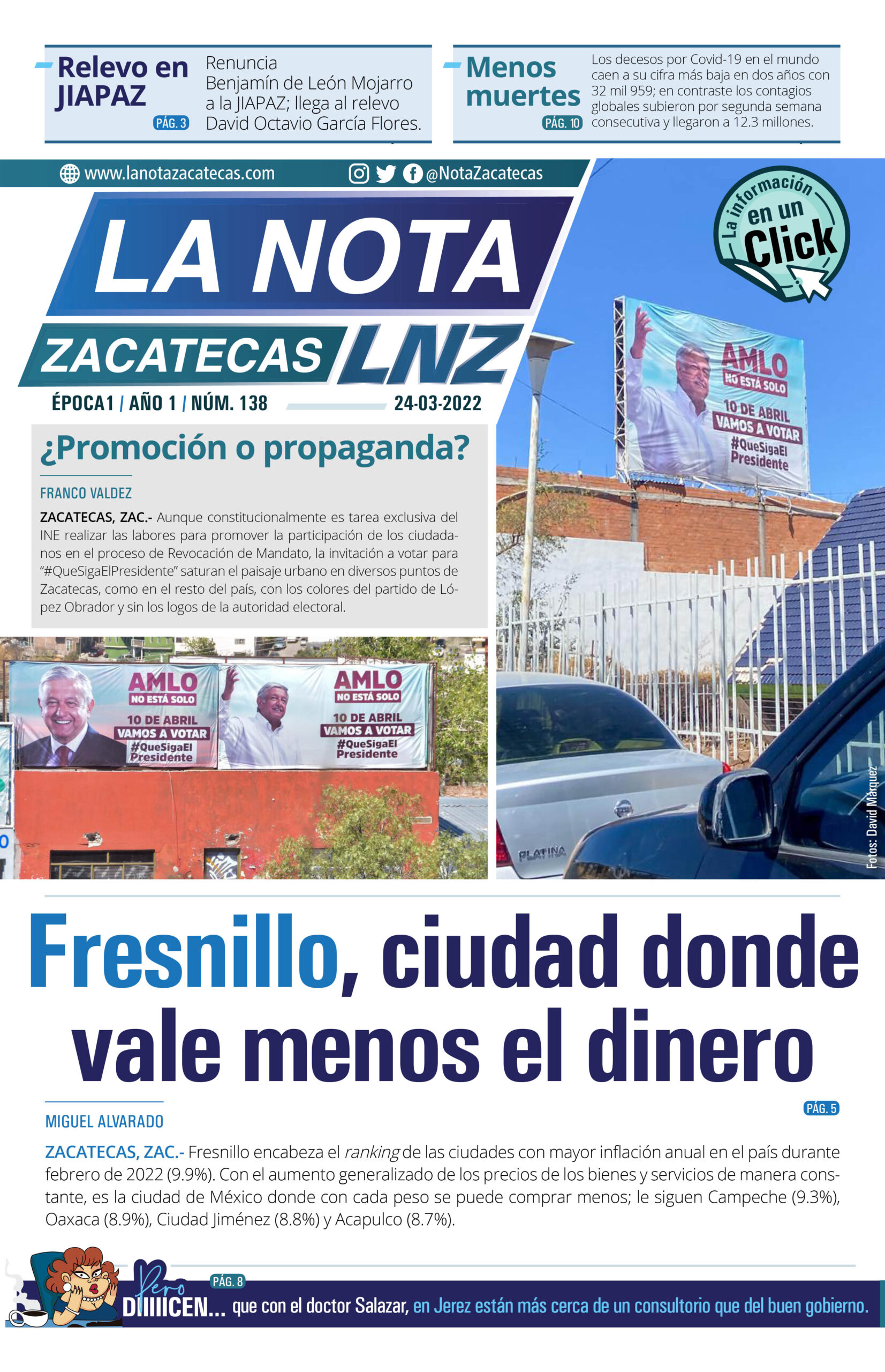 La Nota Zacatecas 24/03/22