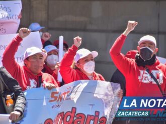 Se manifiesta la sección 34 del SNTE contra la Seduzac