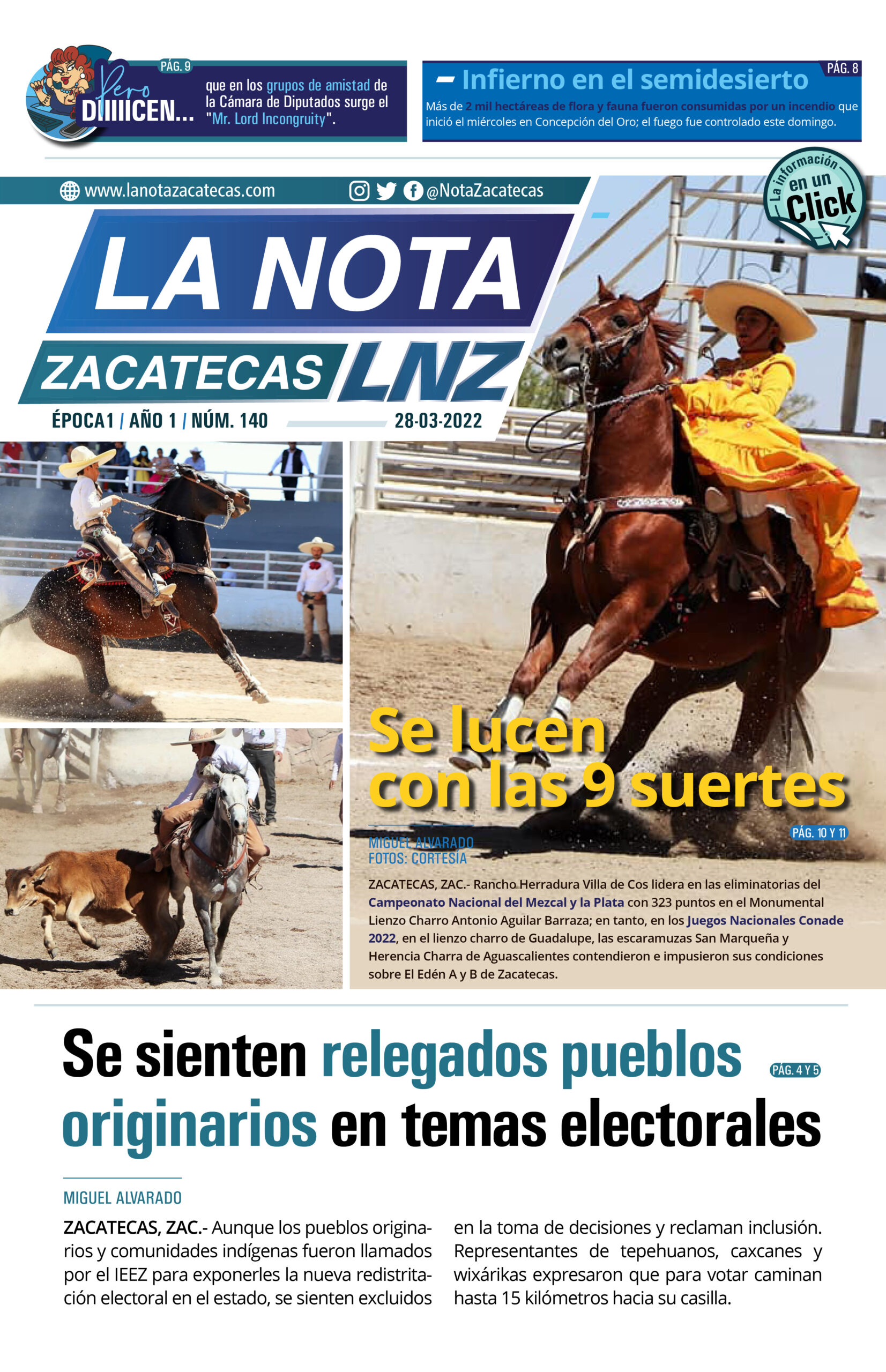 La Nota Zacatecas 28/03/22