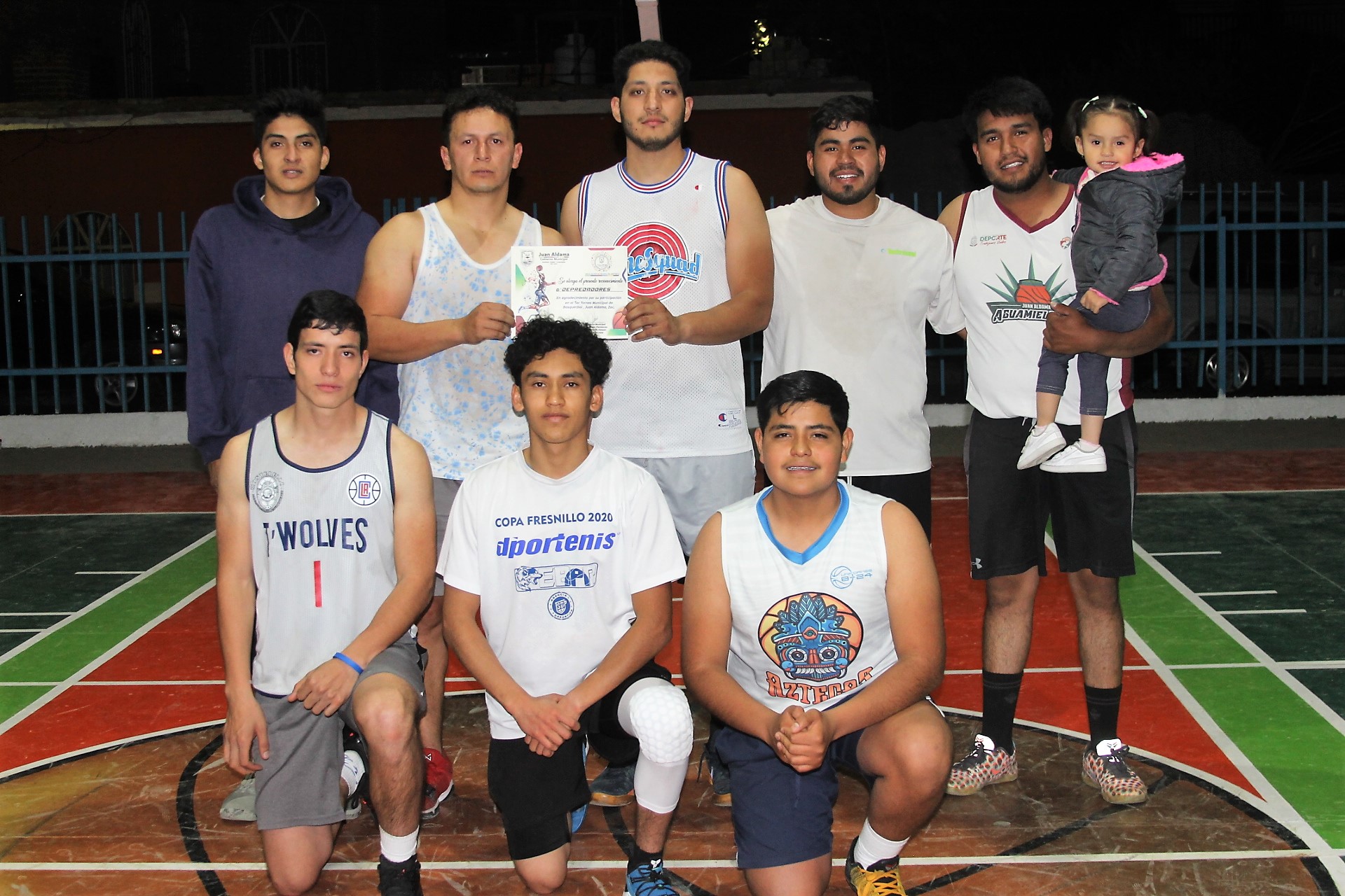 Se vive gran final de basquetbol en Juan Aldama
